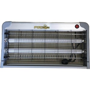 40w壁挂式灭蝇灯名爵尔2x20w蚊蝇诱灭器电击式铝合金灯架餐厅灭蚊