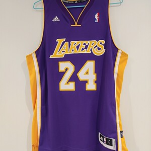 美版正品 科比布莱恩特湖人队24号 紫色sw球迷版球衣r30初版刺绣