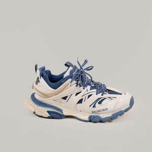 balenciaga/巴黎世家 男鞋 蓝白拼色track运动鞋 正品代购