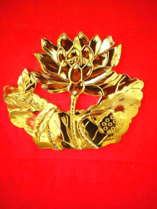 棺木/棺材/寿材/骨灰盒棺头装饰品对联殡葬用品塑料镀金贴花配件