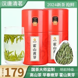 六安霍山黄芽2024新茶250克半斤装明前特级高山浓香安徽黄茶茶叶