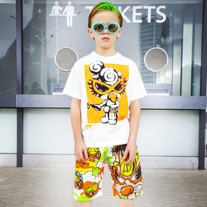 日本代购hysteric mini黑超奶嘴童装粉刷匠21新品短袖t恤爆款