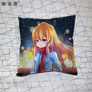 龙与虎 逢坂大河 动漫周边方形抱枕靠垫枕头含枕心
