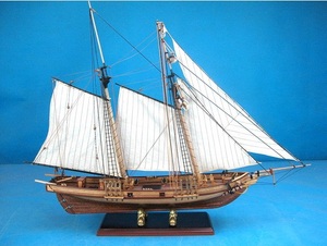 1/32帆船模型DIY巴尔的摩型纵帆船新港号大航海时代木帆船成品礼
