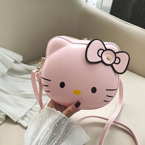 小孩包包可爱小挎包儿童包包2019流行款小女孩洋气可爱kt猫斜挎包