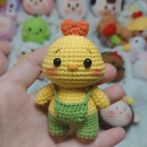 北极皇后裘皮世家淘宝水貂毛小鸡皮草挂件小黄鸭子可爱毛绒玩偶包包