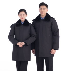 检察院工作服冬装棉衣大衣冬季服装防寒服羊绒胆羽绒胆可拆卸内胆