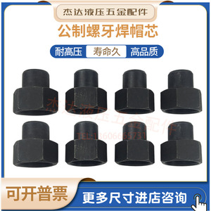 液压油管卡套帽芯/配套管接头/O型A型公制帽芯/27*1.5焊接式帽芯