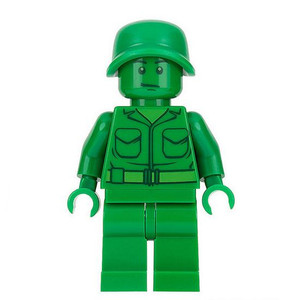 乐高lego 7595 玩具总动员 人仔 绿色兵人 toy001 积木玩具