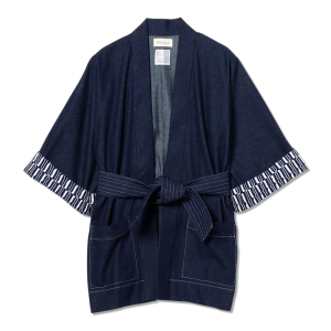 beams fennica x shio 日本制牛仔布法披道袍外套 66-18-0463-950