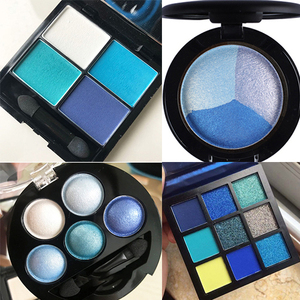 儿童眼影盘蓝色眼影蓝色系列舞台眼影儿童演出专用全套幼儿园小孩