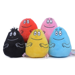 动漫巴巴爸爸卡通儿童小挂件毛绒公仔书桌摆件玩具礼品