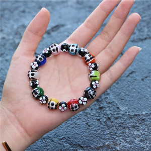 日式达摩琉璃珠项链