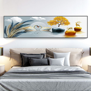 钻石画卧室床头