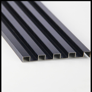 不锈钢u形凹凸槽长城板包边金属背景墙装饰吊顶弧形u槽护墙装饰