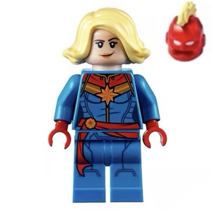 【lego乐高】超级英雄人仔 sh639 惊奇队长 含红头盔 76153 76152