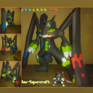 基格尔德完全体手办摆件纸模型口袋妖怪神奇宝贝精灵宝可梦718