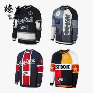 nike 城市版 上海纽约洛杉矶东京 限定 拼接卫衣 ar1899 ar1986