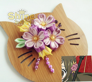 元气少女缘结神里面的奈奈生头饰和风发饰cos日本动漫发夹包邮