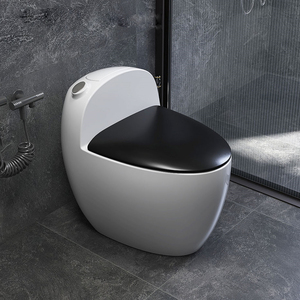新款家用蛋圆形马桶虹吸式卫生间创意个性家用小户型抽水坐便器