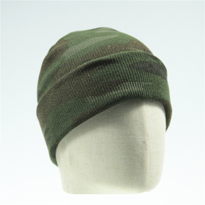 特价外贸户外迷彩针织帽男秋冬作训防风保暖抓绒军迷战术毛线头套