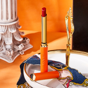 baxi巴茜小羊皮爱马诗奢金高定口红套盒细管哑光不易掉色四支装礼