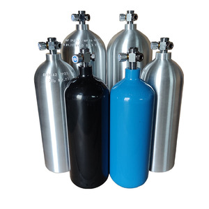 2升4升铝合金氧气瓶氮气二氧化碳钢瓶高压防爆铝瓶阀门便携氧气罐