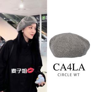 日本代购CA4LA范冰冰同款贝雷帽羊毛八角画家报童帽子女DO