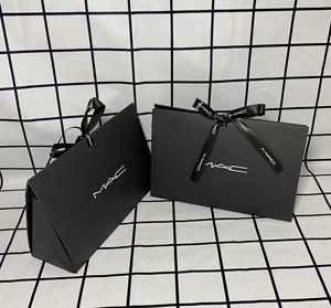 专柜mac魅可口红盒子礼盒包装礼品纸袋子包装袋唇膏手提袋空盒子