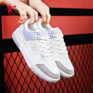 乔丹官方旗舰店女鞋运动鞋夏季新款低帮板鞋透气轻便休闲小白鞋女