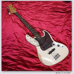 x标价9折做旧墨芬fender芬达flea jazz bass 014-1020电贝司 贝斯