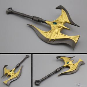 长柄122德莱厄斯之斧冷兵器模型1/6刀剑兵人配件ob娃娃狂战盘古