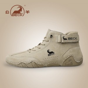 beck/公羊beck/公羊夏款男士意大利纯手工休闲皮鞋男潮鞋hjm30562