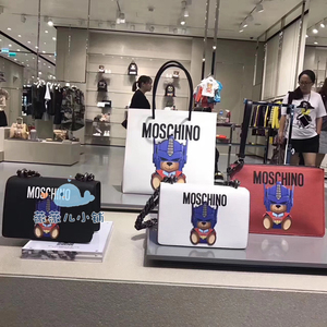 美国代购正品2018新款moschino女包小熊链条包莫斯奇诺单肩斜挎包