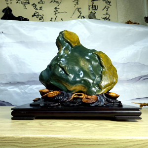 纯天然精品老石广西奇石红水河彩陶石原石钱袋子水石头收藏升值
