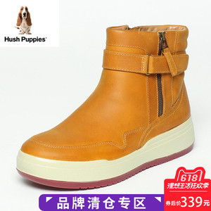 hush puppies暇步士女鞋子冬季商场同款女休闲靴子x1t04dz6