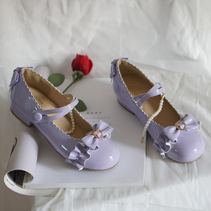 洛丽塔鞋低跟原创