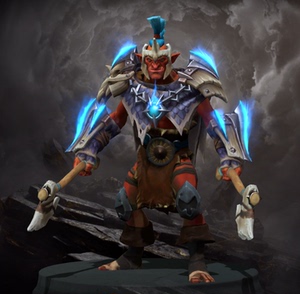 dota2 ti10 巨魔战将 愤恨王土 不朽盔甲 巨魔 不朽二