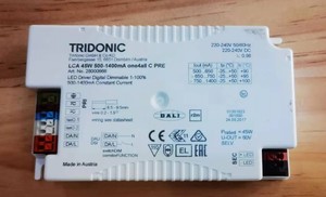 Tridonic 锐高DALI 调光电源LCA 45W 500-1400mA one4all SC PRE