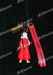 现货日本原版犬夜叉人偶模型应募手机绳挂件吊饰  绝版稀有收藏