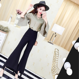 大脚裤套装时尚