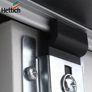 海蒂诗衣柜橱柜移门轮上下轨趟门吊滑轨推拉门轨道t型侧装免开槽