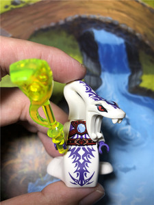 乐高lego 幻影忍者绝版人仔 初代白蛇派梭 njo131 含透明蛇仗