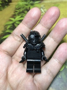 乐高lego 幻影忍者人仔 全黑色科普特将军njo092 稀有正品