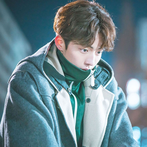 举重妖精金福珠南柱赫同款大衣男韩版日系复古中长款宽松毛呢外套