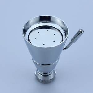 浴室淋浴喇叭口澡堂小喷头 沐浴洗澡小花洒 角度可调增压节水可拆