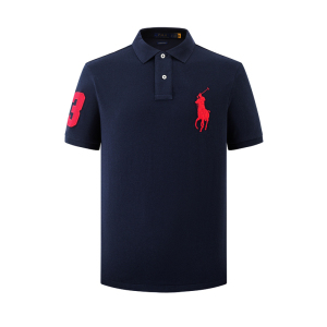 美国拉夫劳伦保罗大马标polo衫高端翻领纯棉短袖t恤男大码体恤rl