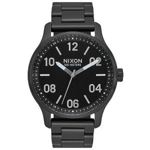 美国代购直邮nixon尼克松男士patrol黑色表盘手表a124 2180