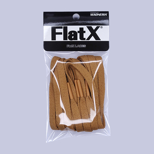 FlatX原装扁鞋带耐克适用高帮篮球鞋板鞋金属彩头鞋绳160cm小麦色