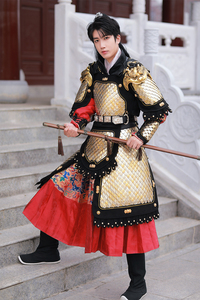 百炼铸甲 修身可穿龙鳞甲中国甲胄古装男士铠甲盔甲战斗服